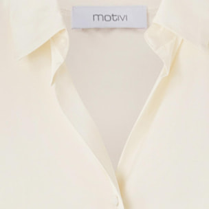 Motivi - Camicia satin - Bianco