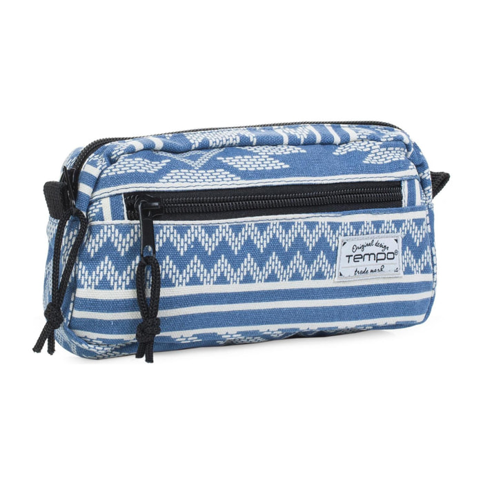Estuche Escolar Tempo School Basic Azul