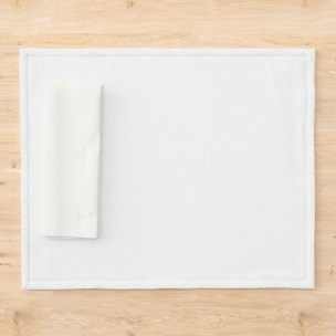 Mantel antimanchas INDIV. KAHU BLANCO (2 ud.)