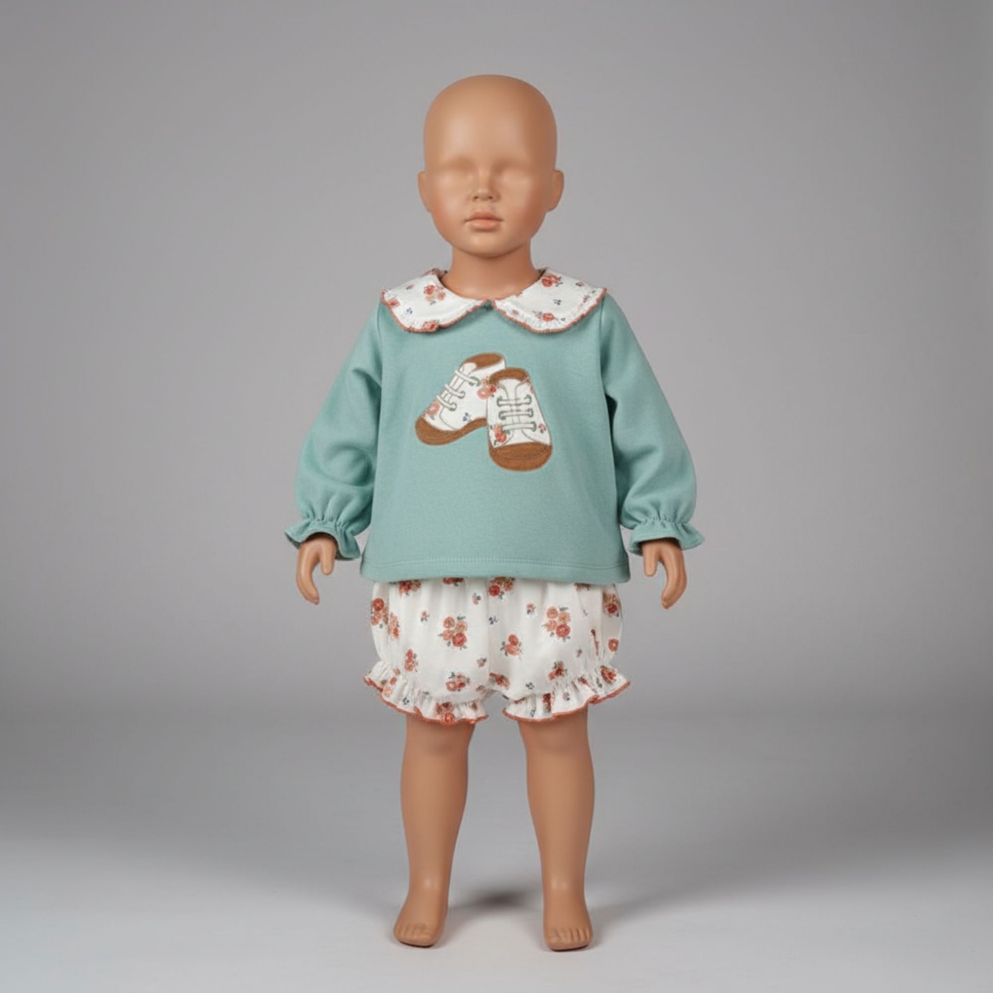 Conjunto Felpa Bebe Niña Ambar