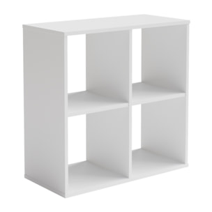 Libreria a Cubi Loni 2x2 Bianca