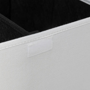 Panier à linge "Colorama" blanc 74L