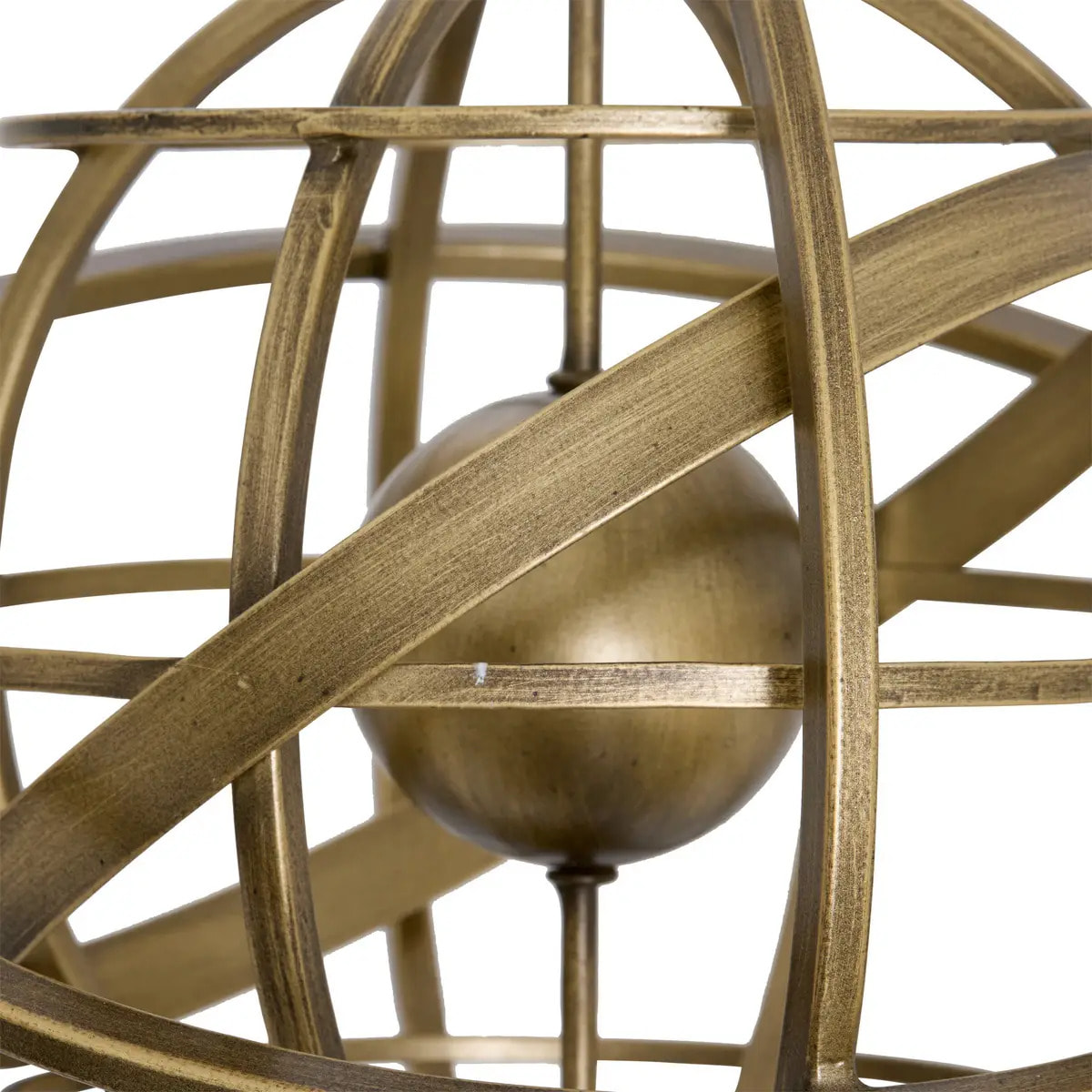 Objet déco Sia sphère armillaire dorée H34cm