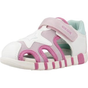 Sandalias Niña de la marca GEOX  modelo B SANDAL IUPIDOO GIR BLANCO