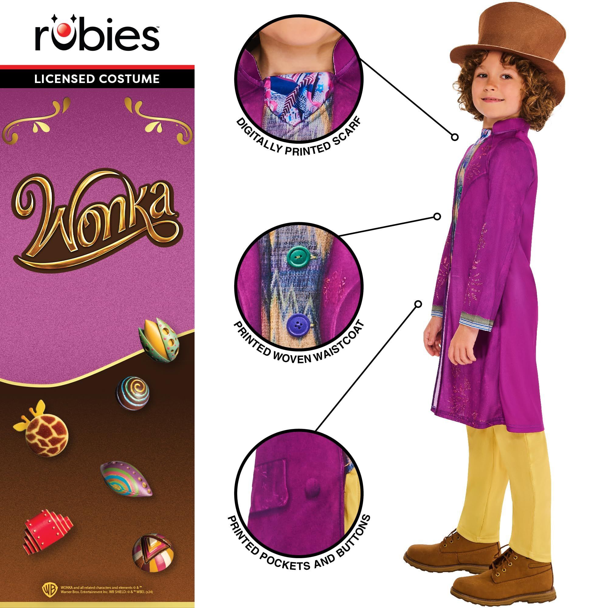 DISFRAZ WILLY WONKA DELUXE INF