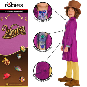 DISFRAZ WILLY WONKA DELUXE INF