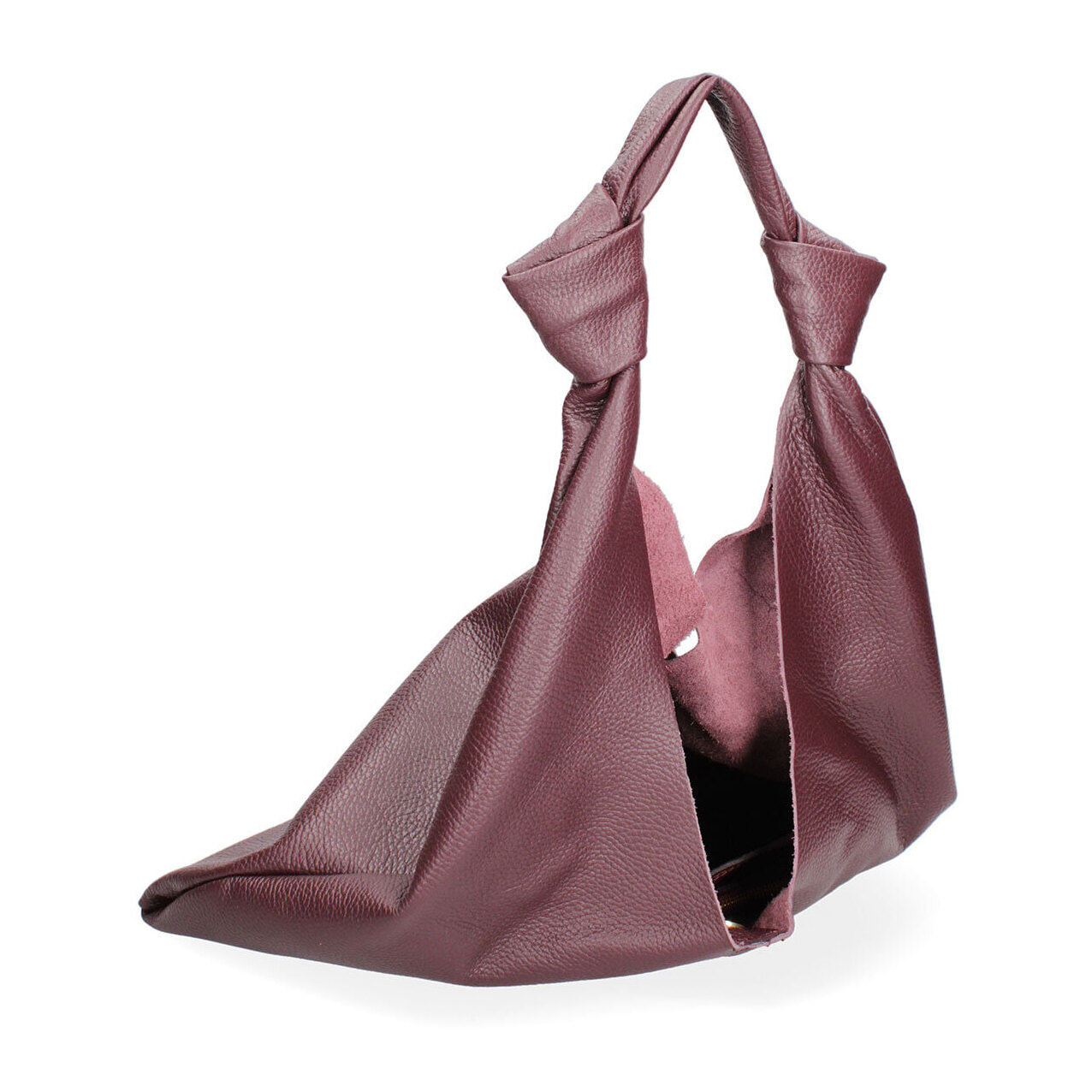 Borsa a spalla da donna In Vera pelle Made in Italy 40x42x2 cm