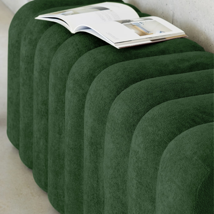 Banc, bout de lit contemporain tissu ITO