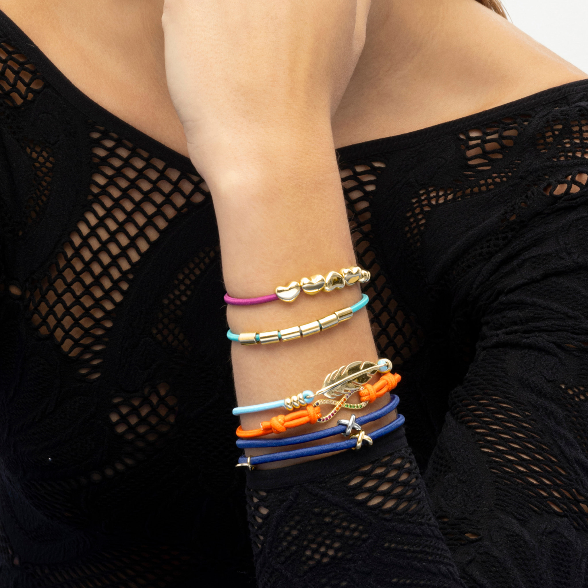 Coletero acabado en rodio
