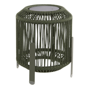 Lanterne Liny solaire vert laurier H36cm