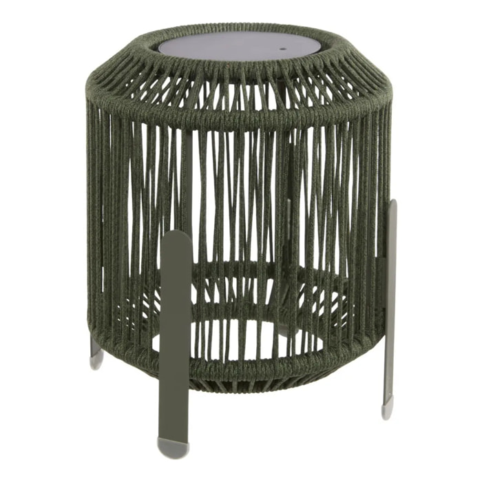 Lanterne Liny solaire vert laurier H36cm