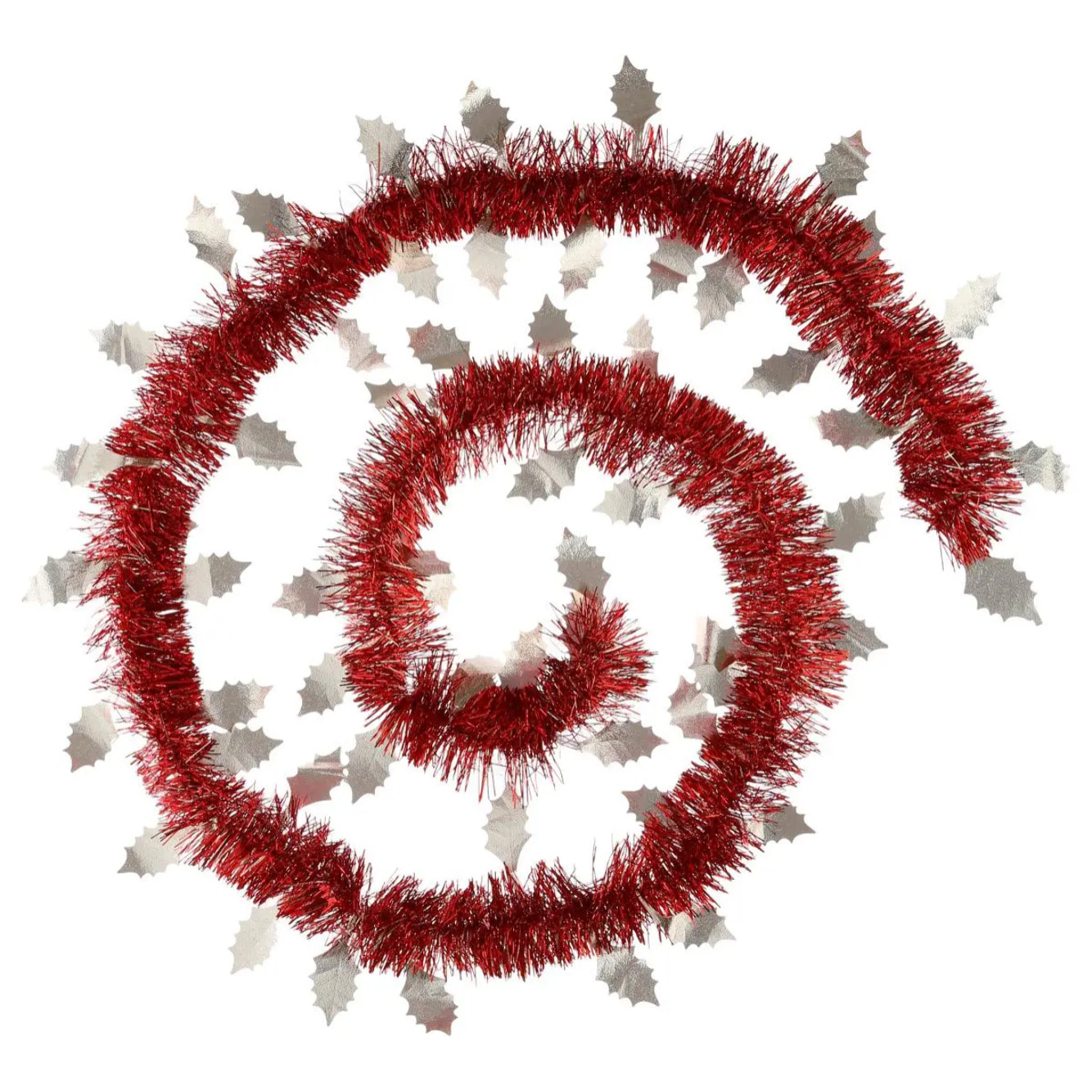 Guirlande feuilles frosty 15cmx2m 4 plis soir de Noël