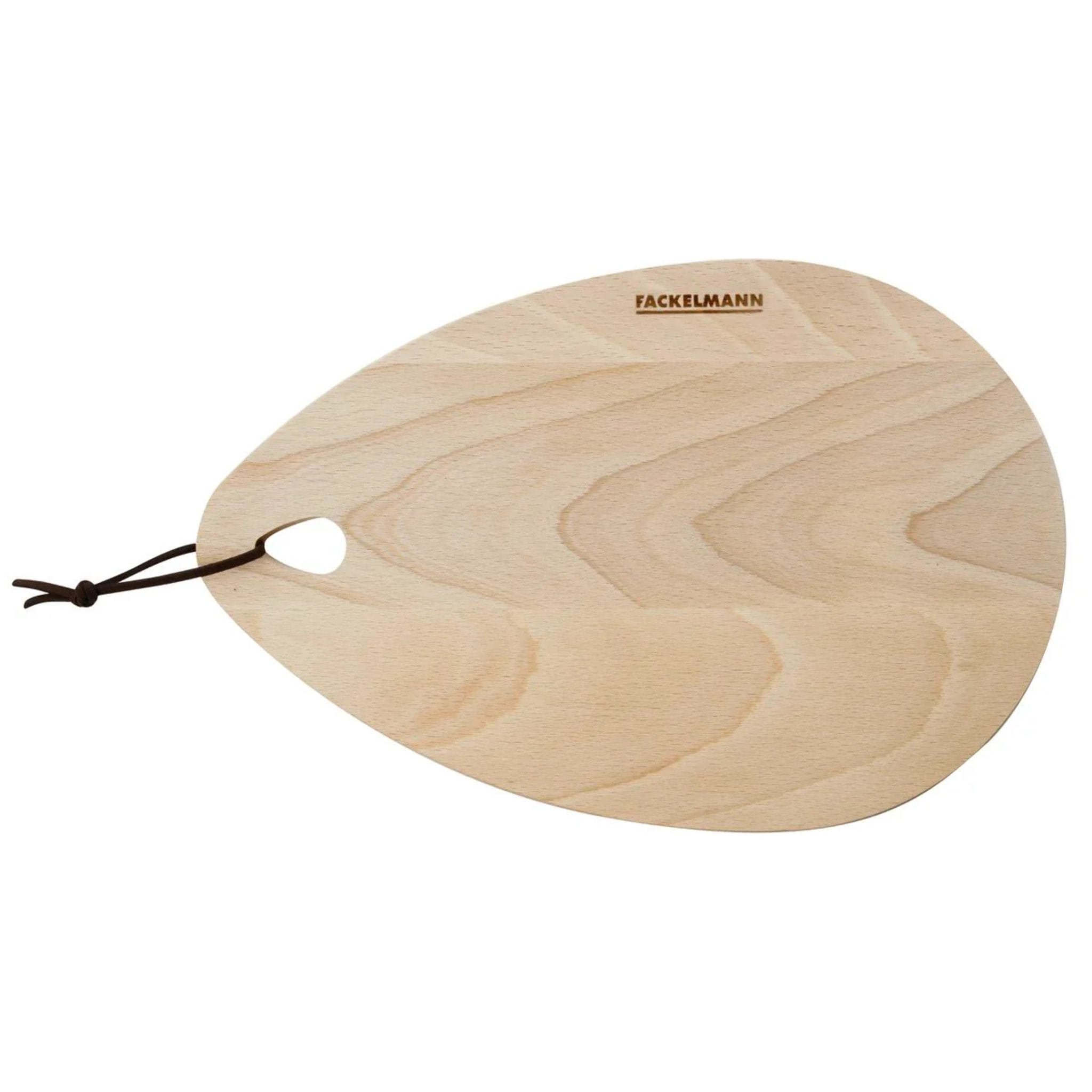 Planche à découper ovale en bois FSC 19 x 28 cm Fackelmann Nature