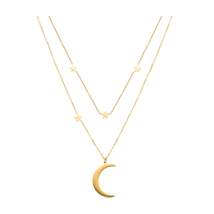Collar Lux by Lux acabado oro 18k