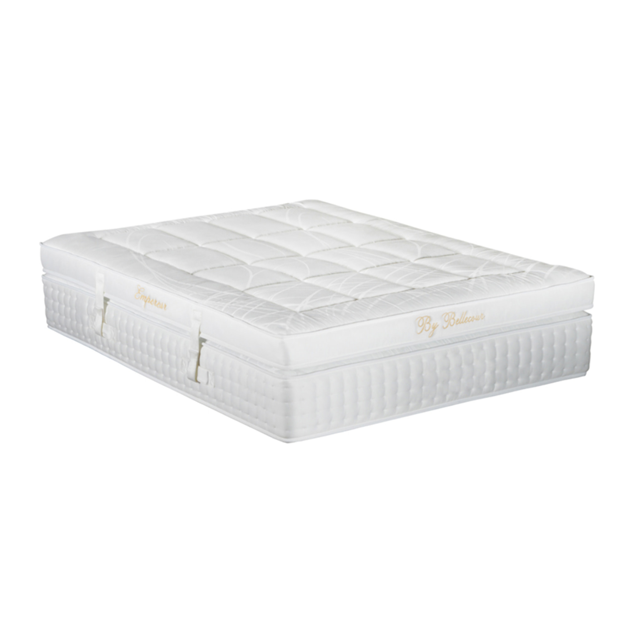 Ensemble Matelas Memoire de forme Empereur avec sommier en bois