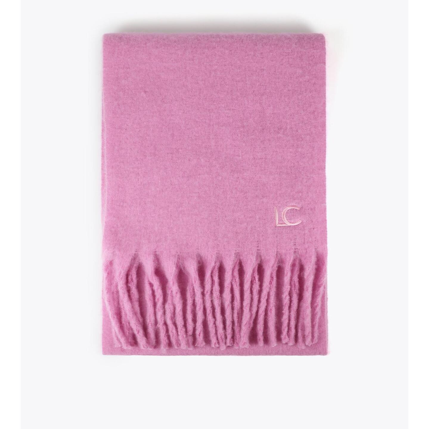 Sciarpa Liscia con Frange Spesse