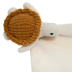 Doudou tortue Noa 25x25cm beige