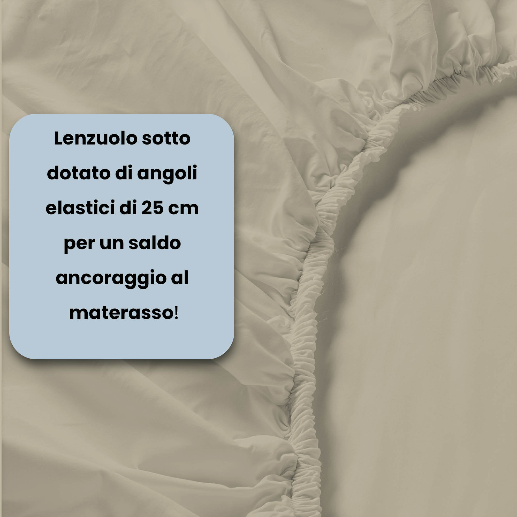 LENZUOLO SOTTO CON ANGOLI MAX COLOR, 100% COTONE MADE IN ITALY
