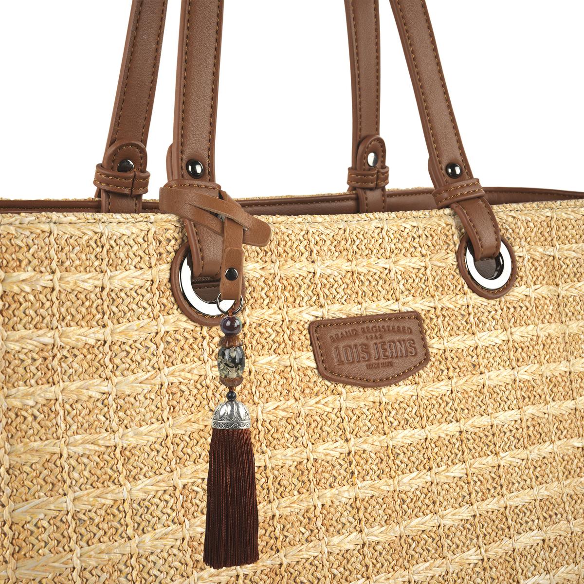 Bolso Shopper-Tote Lois Charlotte Beige