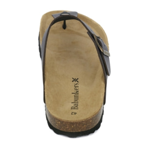 SANDALIA JEREZ BABUNKERS MARRON