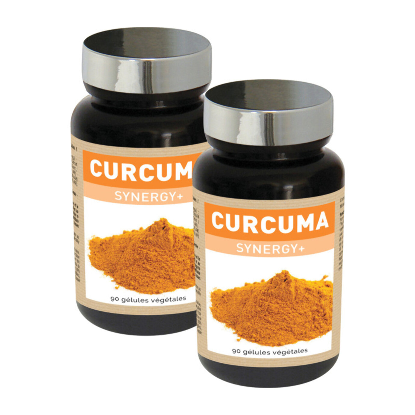 NUTRI EXPERT - Curcuma Synergy + - Maintien la santé des articulations, os et cartilages - Enrichi en minéraux Antioxydants - Contribue à la formation de collagène - Vegan - Lot de 2 produits
