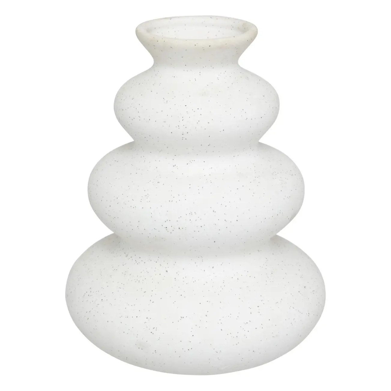 Vase "Olme" en céramique H20cm blanc