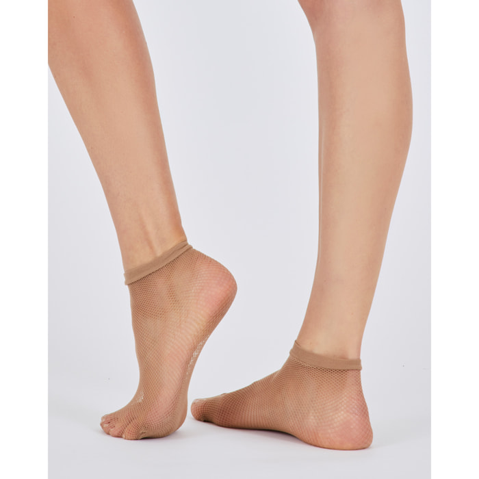 CALZINO FASHION RETE CON RETINA ELASTICIZZATA