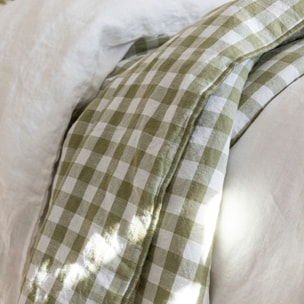 Plaid matelassé en coton et lin, PASSION VICHY