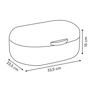 Boîte à pain 5L creme