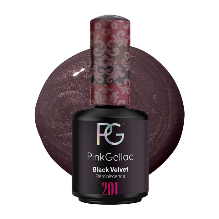 Vernis semi-permanent - 201 Black Velvet - 15 ml