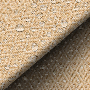 Rouleau revêtement adhésif vinyle au mètre - Sticker mural tête de lit - ROTIN TRESSAGE ÉLÉGANT