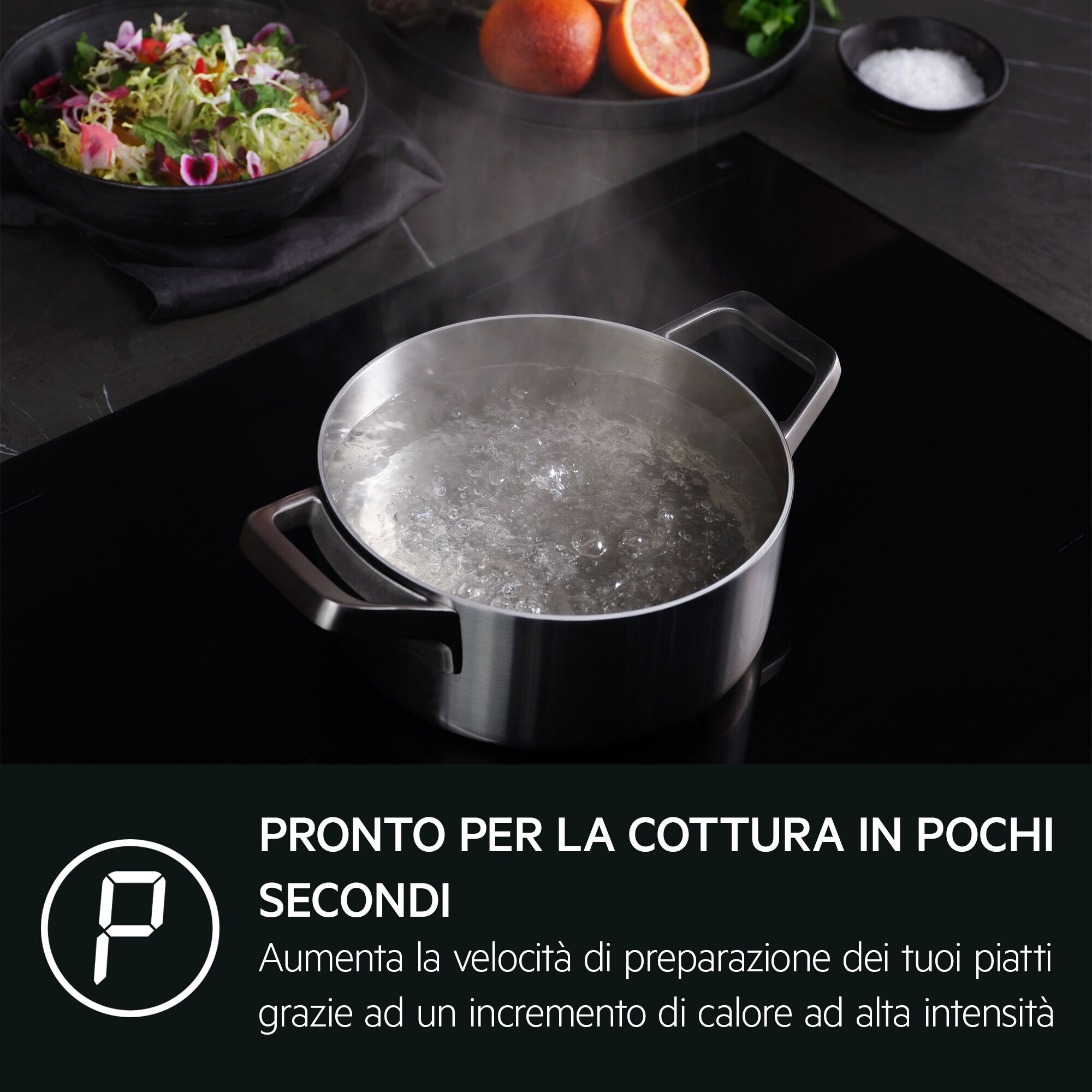 AEG Placa de inducción Serie 6000 Flex de 60 cm V63IOQ00FB