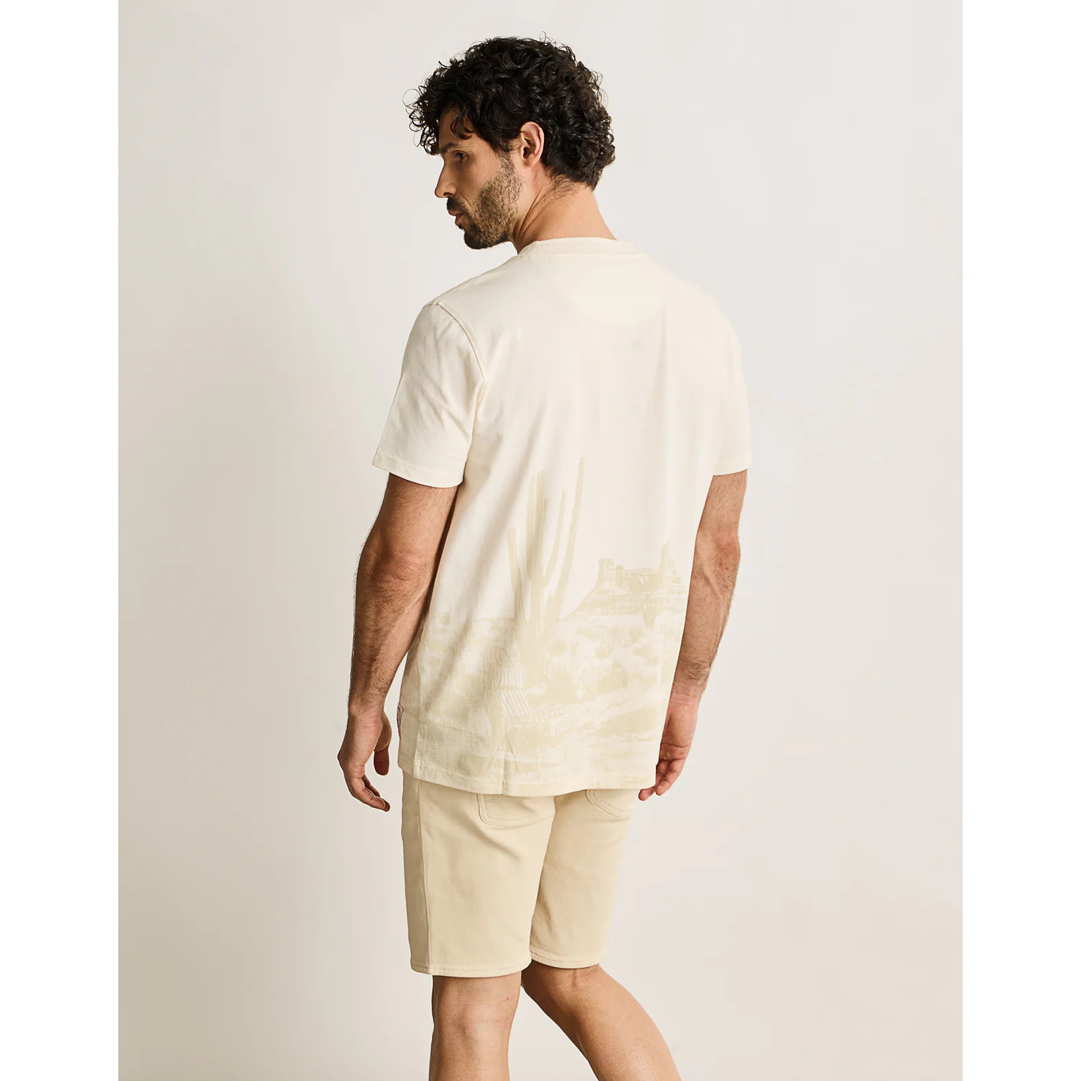 Camiseta Manga Corta Beige - Lawless