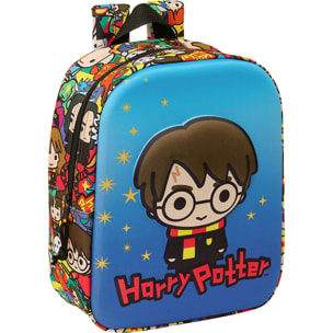 Mochila guarderia 3d bolsillo red harry potter