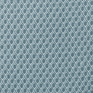 Coussin motifs "Otto" bleu canard 30x50cm