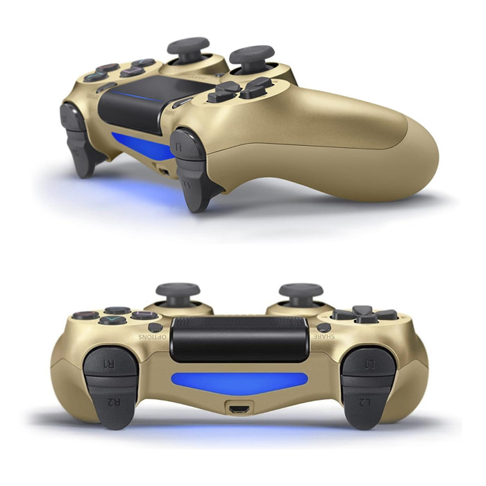 Controller wireless con vibrazione compatibile con PS4. Funzionalità complete.