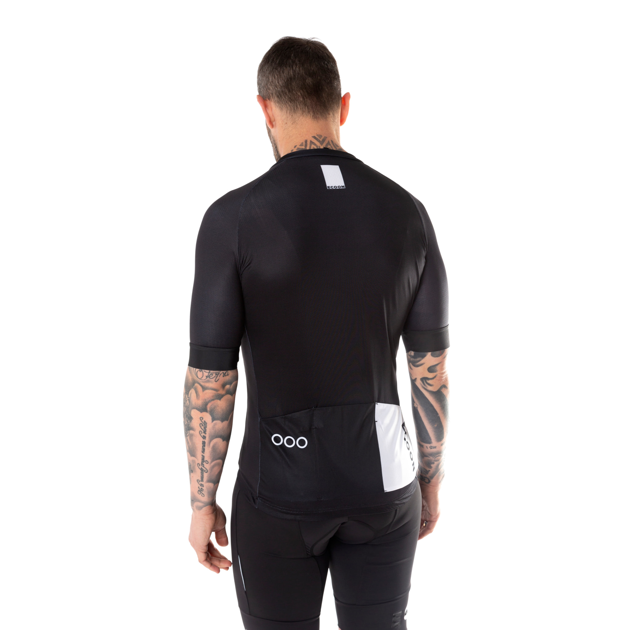 Maglia a manica corta da uomo ECOON Galibier in nero