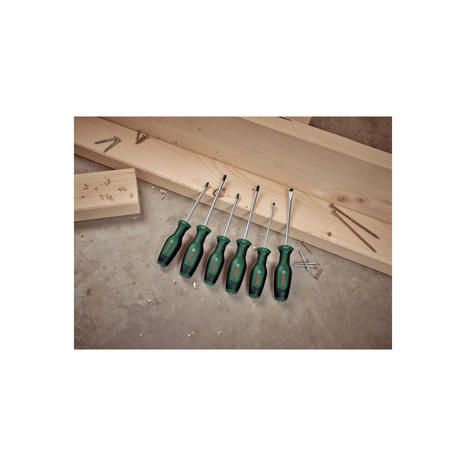 Set de tournevis haute performance - 6 pièces - BOSCH - 1600A02BX7