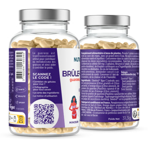 Nutri&Co Brûle Graisse Puissant et Naturel Thé Vert & Agrumes - 60 gélules Vegan