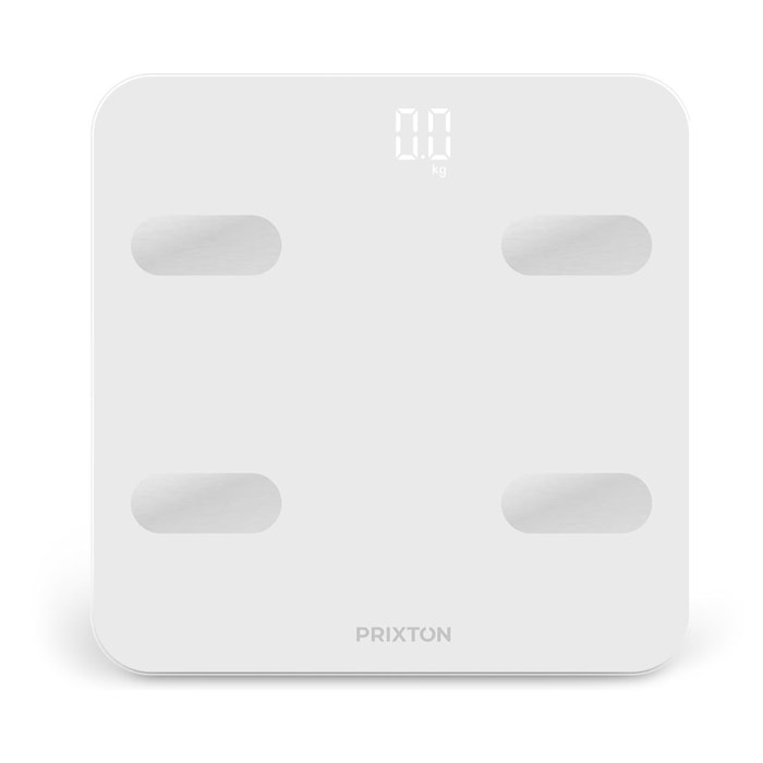 PRIXTON Báscula de Baño Bluetooth 13 Funciones