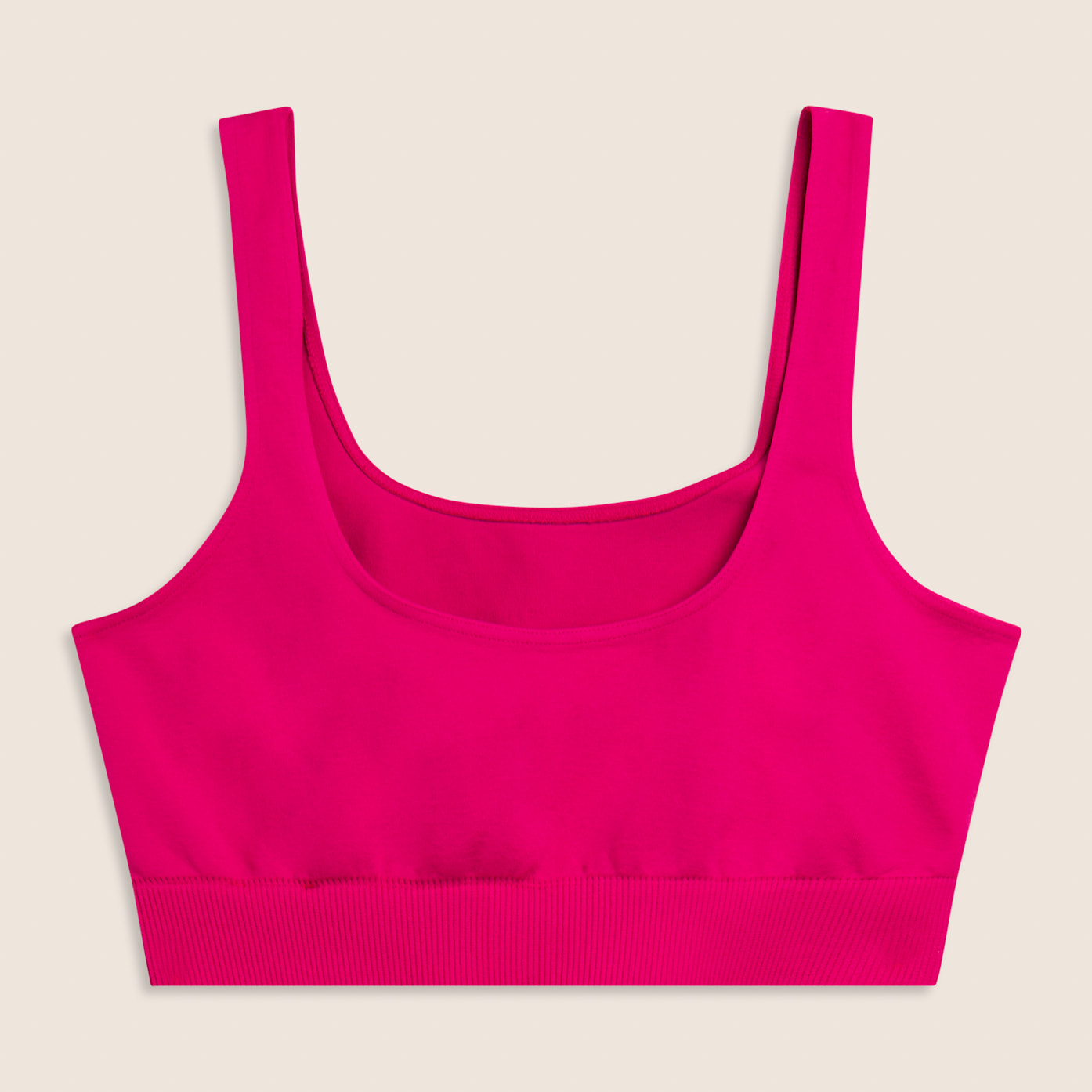 Top Sportivo Seamless con Fascia Sottoseno in costina