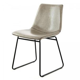 Lot de 2 chaises BILI Partiellement fabriqué à la main