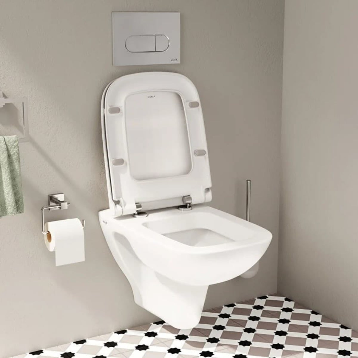 S20 36x34x48 cm cuvette suspendue en céramique avec bride, sortie horizontale, vendue sans abattant, blanc (5505-003-0101)