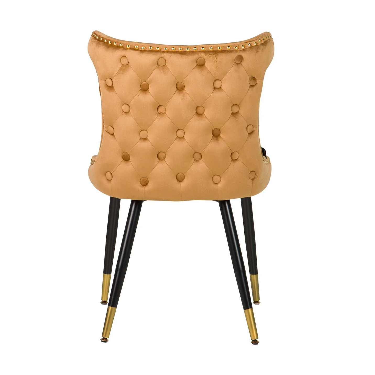 Silla Tachuelas Velvet Amarillo Aspen 49x54x82 Cm