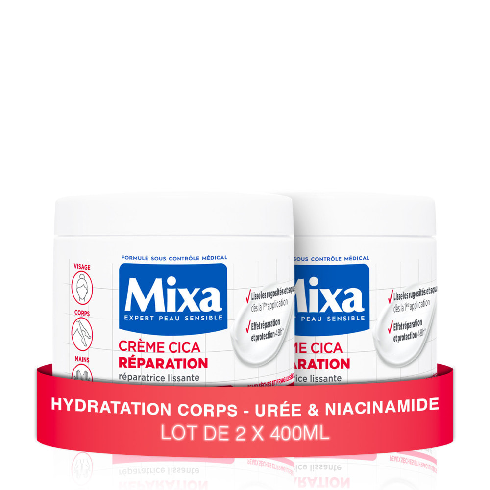 Mixa Crème Cica Reparation 400ml Lot 2