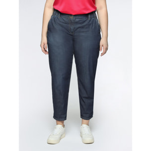 Fiorella Rubino - Jeans balloon dark blue - Blu