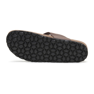 SANDALIA BABUNKERS MARRON