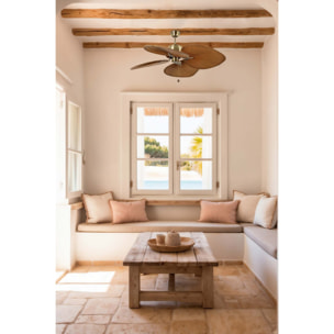 CUBA L Ventilateur vieil or