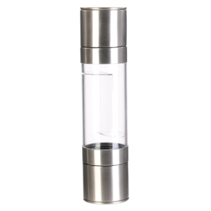 Moulin Poivre Et Sel Inox 2 En 1 M12