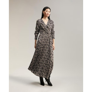 Abito camicia con logo